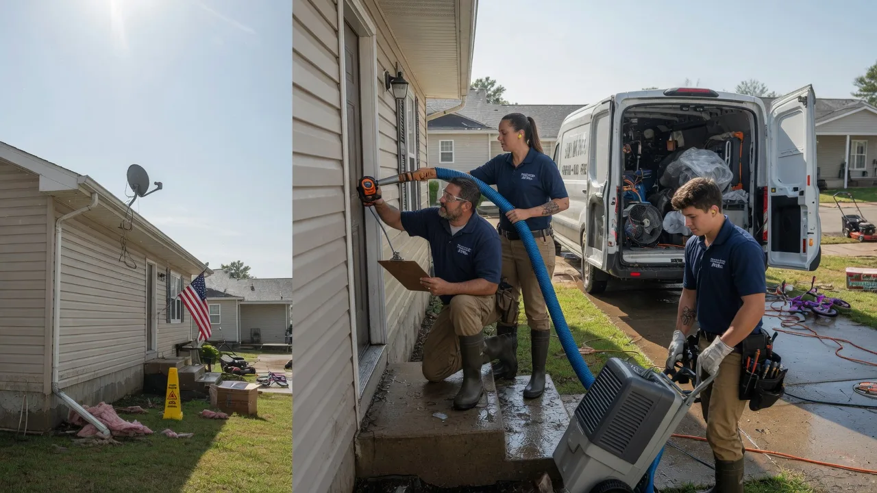 Ceiling Water Damage Restoration in Saltillo, MS near me